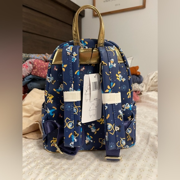 Mickey Mouse & Friends Loungefly 50th Anniversary Backpack - Picture 2 of 4